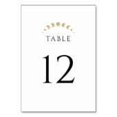 Gouden hemelse bruiloft kaart (Achterkant)