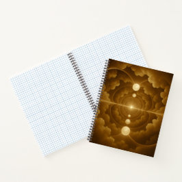 Gouden Hemelse Spiraal Notebook Notitieboek