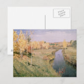 Gouden herfst, 1895 briefkaart (Voorkant / Achterkant)