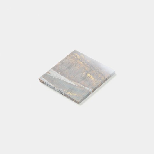 Gouden Herfst Boslandschap Post-it® Notes (Schuin)