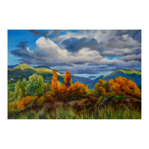 Gouden herfst in de bergen