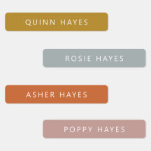 Gouden Herfst Naamlabels