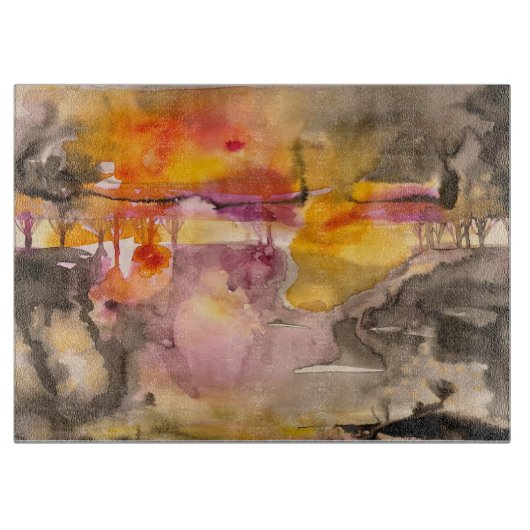 gouden herfst snijplank (Voorkant)