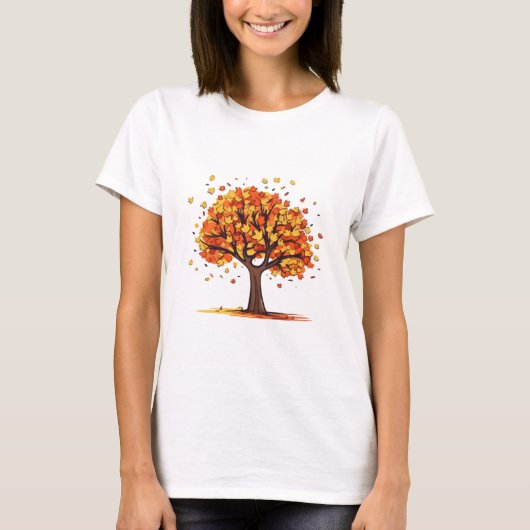 gouden Herfst T-shirt (Voorkant)
