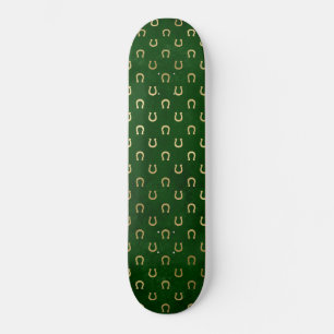 Gouden Hoefijzer Lucky Charm Groene St. Patrick's Skateboard