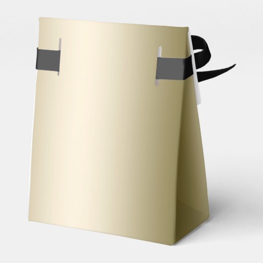 Gouden Hollywood Retro Star Party Bow Favor Box Bedankdoosjes (Achterkant)