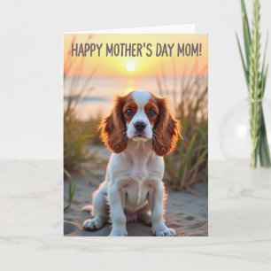 Gouden Hond Strand Scène Kaart