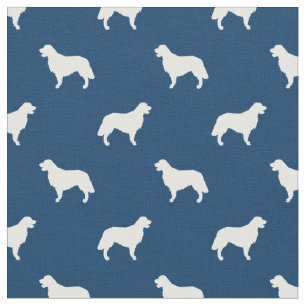 gouden hondehond blauw silhouet stof