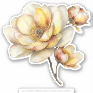Gouden Honing Feeënwereld – 04 Bloemen dragen Sti Sticker
