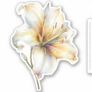 Gouden Honing Feeënwereld – 04 Bloemen dragen Sti Sticker