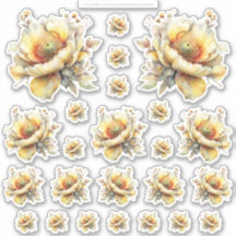 Gouden Honing Feeënwereld – 2a - 24 Bloemen Vel