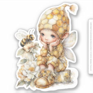 Gouden Honingfee Wereld – 2b De Ontwaaking Sticker