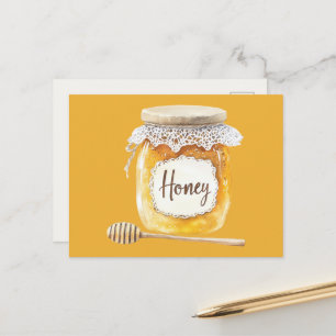 Gouden honingpot voeding briefkaart