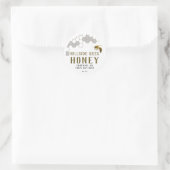 Gouden Honingraat en Bee Honey Label (Tas)