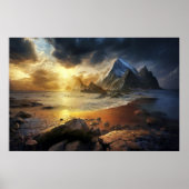 Gouden Horizon Poster (Voorkant)