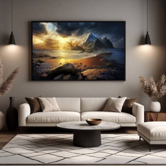 Gouden Horizon Poster