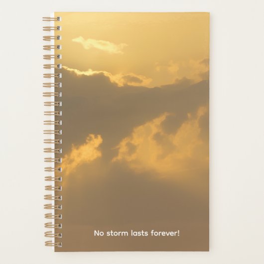 Gouden horizon - Serene Sunset Clouds Planner (Voorkant)