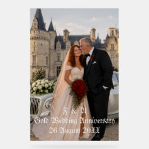 Gouden Huwelijk 50ste Verjaardag Koppel Foto Kus