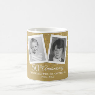 Gouden Huwelijksjubileum Foto's uit de Kindertijd Koffiemok