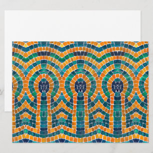 GOUDEN ICONEN MOZAÏEK 6.5x8.75 Platte kaart