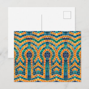 GOUDEN ICONEN MOZAÏEK BRIEFKAART