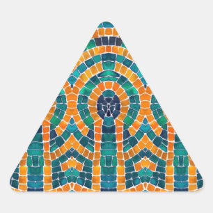 GOUDEN ICONEN MOZAÏEK Driehoek Stickers