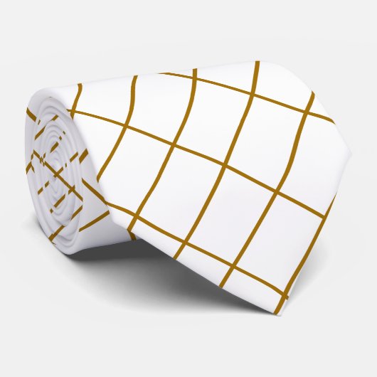 Gouden ID-tie Stropdas (Opgerold)