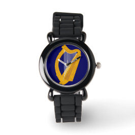 Gouden Ierse harp, Ierland souvenir Horloge