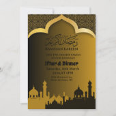 Gouden Iftar-diner Ramadan 2025 1446 Kaart (Voorkant)