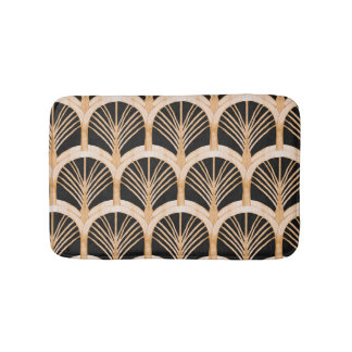 Gouden imitatie: waterverf art deco. badmat