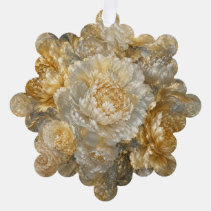 Gouden Ivoren Tuin Ornament Kaart