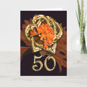 Gouden Jubileum Felicitatiekaart Kaart
