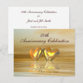 Gouden Jubileum Hartjes Kaart (Voorkant / Achterkant)