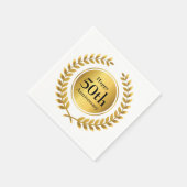 Gouden Jubileum vieren Servetten (Hoek)