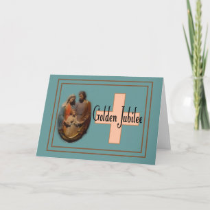 Gouden Jubileumgeschenken voor nonnen Kaart