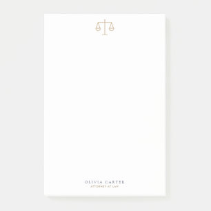 Gouden Justitia Advocaat Post-it® Notes