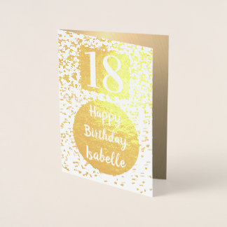 Gouden Kaart 18e verjaardag