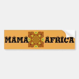 Gouden Kaleidoscoop Art Print Bumpersticker