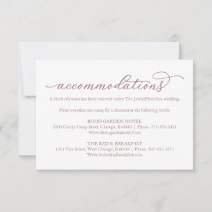 Gouden kalligrafie bruiloft hotel accommodatie RSV RSVP Kaartje
