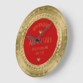 Gouden Kantlijst 50ste Trouwdag Grote Klok (Hoek)