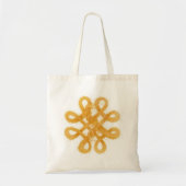 GOUDEN KELTISCHE KNOOP CANVAS TAS (Voorkant)