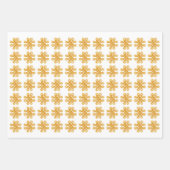 GOUDEN KELTISCHE KNOOP Flat Sheet wrapping papier Inpakpapier Vel (Voorkant 3)