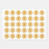 GOUDEN KELTISCHE KNOOP Flat Sheet wrapping papier Inpakpapier Vel (Voorkant)