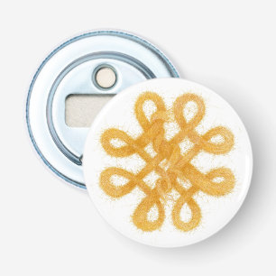 GOUDEN KELTISCHE KNOOP FLES OPENER