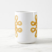 GOUDEN KELTISCHE KNOOP Tall White Mok (Center)