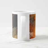 Gouden kerst extra grote beker (Achterkant)