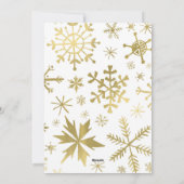 Gouden Kerst Foto Kaarten (Achterkant)