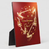 gouden kerst fotoplaat (Zijkant)