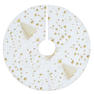 Gouden kerst kerstboom rok
