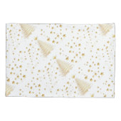 Gouden kerst kussensloop (Achterkant)